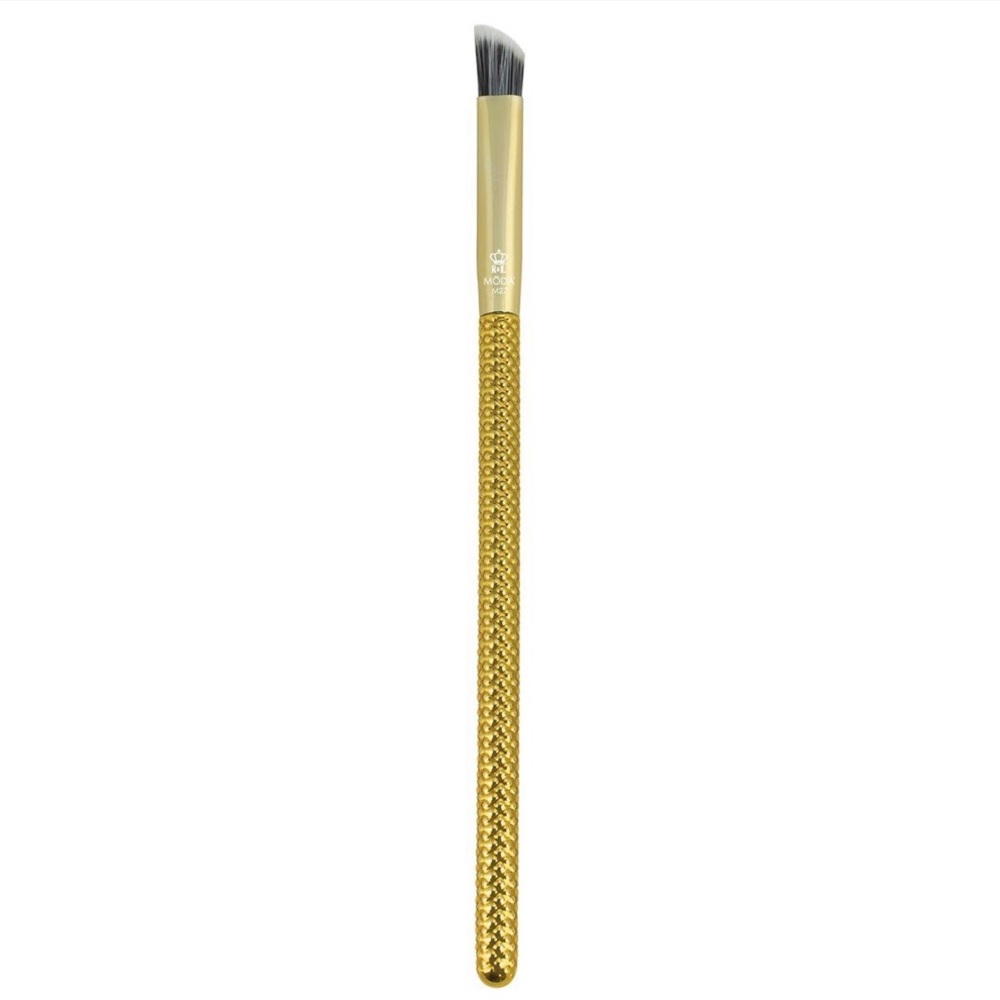 ⭐️5/$25 | NEW Moda Triad Eye Gold Textured Brush - Picture 2 of 4